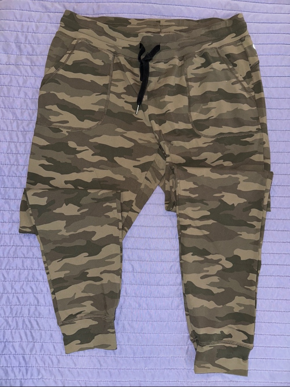 ZYIA Olive Camo Unwind Joggers